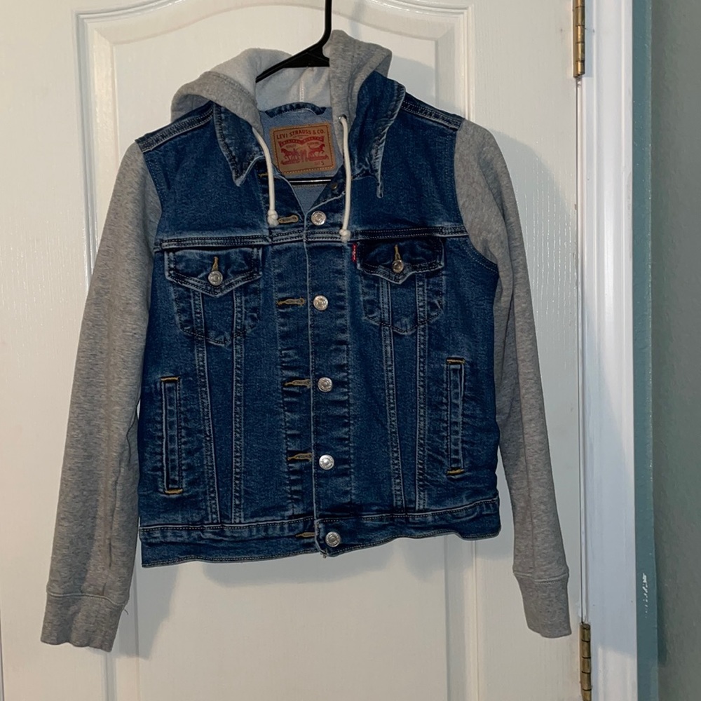 Levi’s hybrid hood jean jacket
